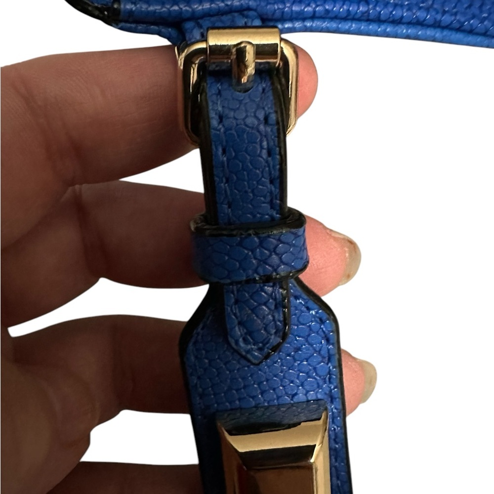 Stella And Dot Envelope Clutch Wristlet COBALT Blue with 3 Card Holders NWOT - Picture 8 of 10